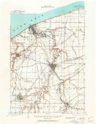 Oberlin Ohio Historical topographic map, 1:62500 scale, 15 X 15 Minute, Year 1901