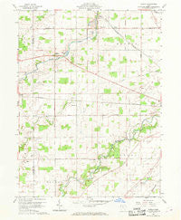 Oceola Ohio Historical topographic map, 1:24000 scale, 7.5 X 7.5 Minute, Year 1960