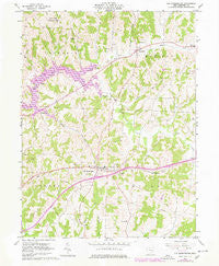 Old Washington Ohio Historical topographic map, 1:24000 scale, 7.5 X 7.5 Minute, Year 1962