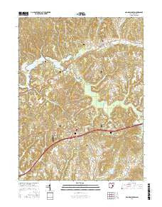 Old Washington Ohio Current topographic map, 1:24000 scale, 7.5 X 7.5 Minute, Year 2016