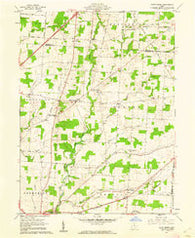 Olive Green Ohio Historical topographic map, 1:24000 scale, 7.5 X 7.5 Minute, Year 1961