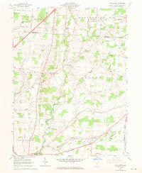 Olive Green Ohio Historical topographic map, 1:24000 scale, 7.5 X 7.5 Minute, Year 1961
