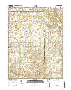 Olivesburg Ohio Historical topographic map, 1:24000 scale, 7.5 X 7.5 Minute, Year 2013