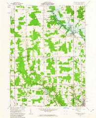 Orangeville Ohio Historical topographic map, 1:24000 scale, 7.5 X 7.5 Minute, Year 1961