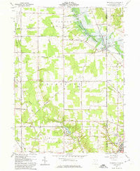 Orangeville Ohio Historical topographic map, 1:24000 scale, 7.5 X 7.5 Minute, Year 1961