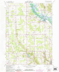 Orangeville Ohio Historical topographic map, 1:24000 scale, 7.5 X 7.5 Minute, Year 1961