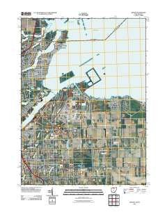 Oregon Ohio Historical topographic map, 1:24000 scale, 7.5 X 7.5 Minute, Year 2011