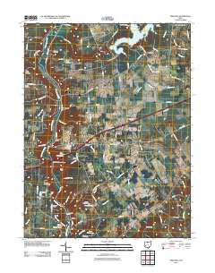 Oregonia Ohio Historical topographic map, 1:24000 scale, 7.5 X 7.5 Minute, Year 2011