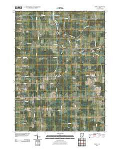 Orwell Ohio Historical topographic map, 1:24000 scale, 7.5 X 7.5 Minute, Year 2010
