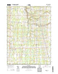 Orwell Ohio Historical topographic map, 1:24000 scale, 7.5 X 7.5 Minute, Year 2013