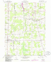 Orwell Ohio Historical topographic map, 1:24000 scale, 7.5 X 7.5 Minute, Year 1960