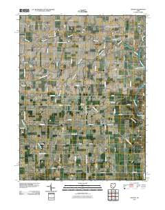 Osgood Ohio Historical topographic map, 1:24000 scale, 7.5 X 7.5 Minute, Year 2010