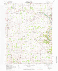 Osgood Ohio Historical topographic map, 1:24000 scale, 7.5 X 7.5 Minute, Year 1961