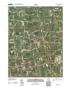 Ostrander Ohio Historical topographic map, 1:24000 scale, 7.5 X 7.5 Minute, Year 2010