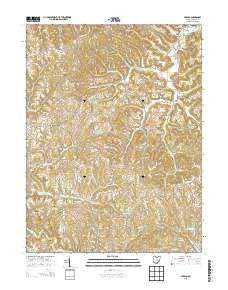 Otsego Ohio Historical topographic map, 1:24000 scale, 7.5 X 7.5 Minute, Year 2013