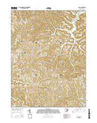 Otsego Ohio Current topographic map, 1:24000 scale, 7.5 X 7.5 Minute, Year 2016