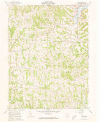 Otsego Ohio Historical topographic map, 1:24000 scale, 7.5 X 7.5 Minute, Year 1962