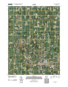 Ottawa Ohio Historical topographic map, 1:24000 scale, 7.5 X 7.5 Minute, Year 2010