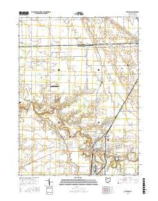 Ottawa Ohio Current topographic map, 1:24000 scale, 7.5 X 7.5 Minute, Year 2016