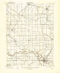 Ottawa Ohio Historical topographic map, 1:62500 scale, 15 X 15 Minute, Year 1908