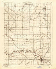 Ottawa Ohio Historical topographic map, 1:62500 scale, 15 X 15 Minute, Year 1908