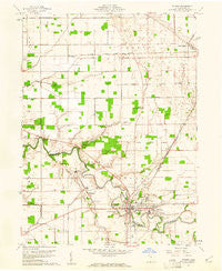 Ottawa Ohio Historical topographic map, 1:24000 scale, 7.5 X 7.5 Minute, Year 1960