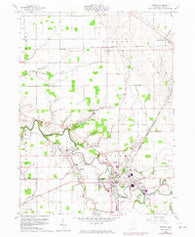 Ottawa Ohio Historical topographic map, 1:24000 scale, 7.5 X 7.5 Minute, Year 1960