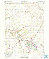 Ottawa Ohio Historical topographic map, 1:24000 scale, 7.5 X 7.5 Minute, Year 1960