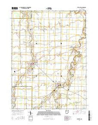 Ottoville Ohio Current topographic map, 1:24000 scale, 7.5 X 7.5 Minute, Year 2016