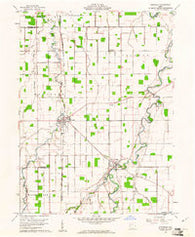 Ottoville Ohio Historical topographic map, 1:24000 scale, 7.5 X 7.5 Minute, Year 1960