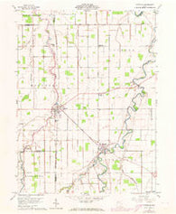 Ottoville Ohio Historical topographic map, 1:24000 scale, 7.5 X 7.5 Minute, Year 1960