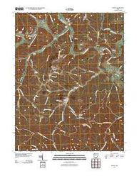 Otway Ohio Historical topographic map, 1:24000 scale, 7.5 X 7.5 Minute, Year 2010