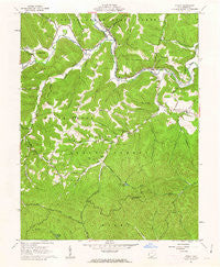 Otway Ohio Historical topographic map, 1:24000 scale, 7.5 X 7.5 Minute, Year 1961