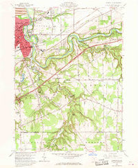 Painesville Ohio Historical topographic map, 1:24000 scale, 7.5 X 7.5 Minute, Year 1960