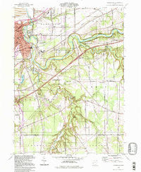 Painesville Ohio Historical topographic map, 1:24000 scale, 7.5 X 7.5 Minute, Year 1994