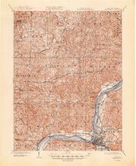 Parkersburg West Virginia Historical topographic map, 1:62500 scale, 15 X 15 Minute, Year 1904