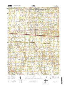 Pataskala Ohio Historical topographic map, 1:24000 scale, 7.5 X 7.5 Minute, Year 2013