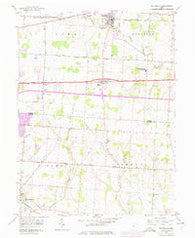 Pataskala Ohio Historical topographic map, 1:24000 scale, 7.5 X 7.5 Minute, Year 1958