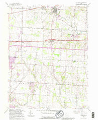 Pataskala Ohio Historical topographic map, 1:24000 scale, 7.5 X 7.5 Minute, Year 1992