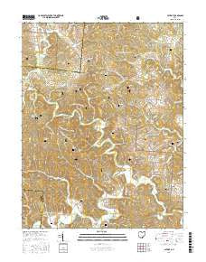 Patriot Ohio Current topographic map, 1:24000 scale, 7.5 X 7.5 Minute, Year 2016