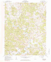 Patriot Ohio Historical topographic map, 1:24000 scale, 7.5 X 7.5 Minute, Year 1961