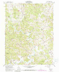 Patriot Ohio Historical topographic map, 1:24000 scale, 7.5 X 7.5 Minute, Year 1961