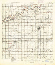 Paulding Ohio Historical topographic map, 1:62500 scale, 15 X 15 Minute, Year 1914
