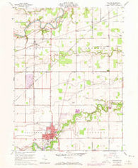 Paulding Ohio Historical topographic map, 1:24000 scale, 7.5 X 7.5 Minute, Year 1960