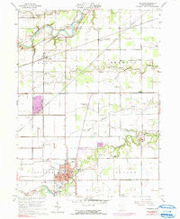 Paulding Ohio Historical topographic map, 1:24000 scale, 7.5 X 7.5 Minute, Year 1960