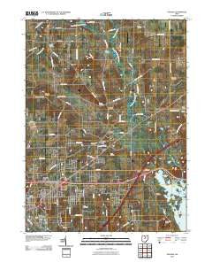 Pavonia Ohio Historical topographic map, 1:24000 scale, 7.5 X 7.5 Minute, Year 2010