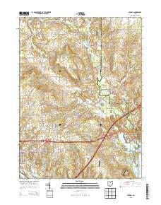 Pavonia Ohio Historical topographic map, 1:24000 scale, 7.5 X 7.5 Minute, Year 2013