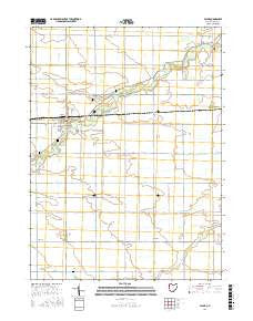Payne Ohio Current topographic map, 1:24000 scale, 7.5 X 7.5 Minute, Year 2016