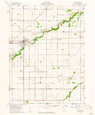 Payne Ohio Historical topographic map, 1:24000 scale, 7.5 X 7.5 Minute, Year 1960