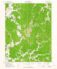 Pedro Ohio Historical topographic map, 1:24000 scale, 7.5 X 7.5 Minute, Year 1961